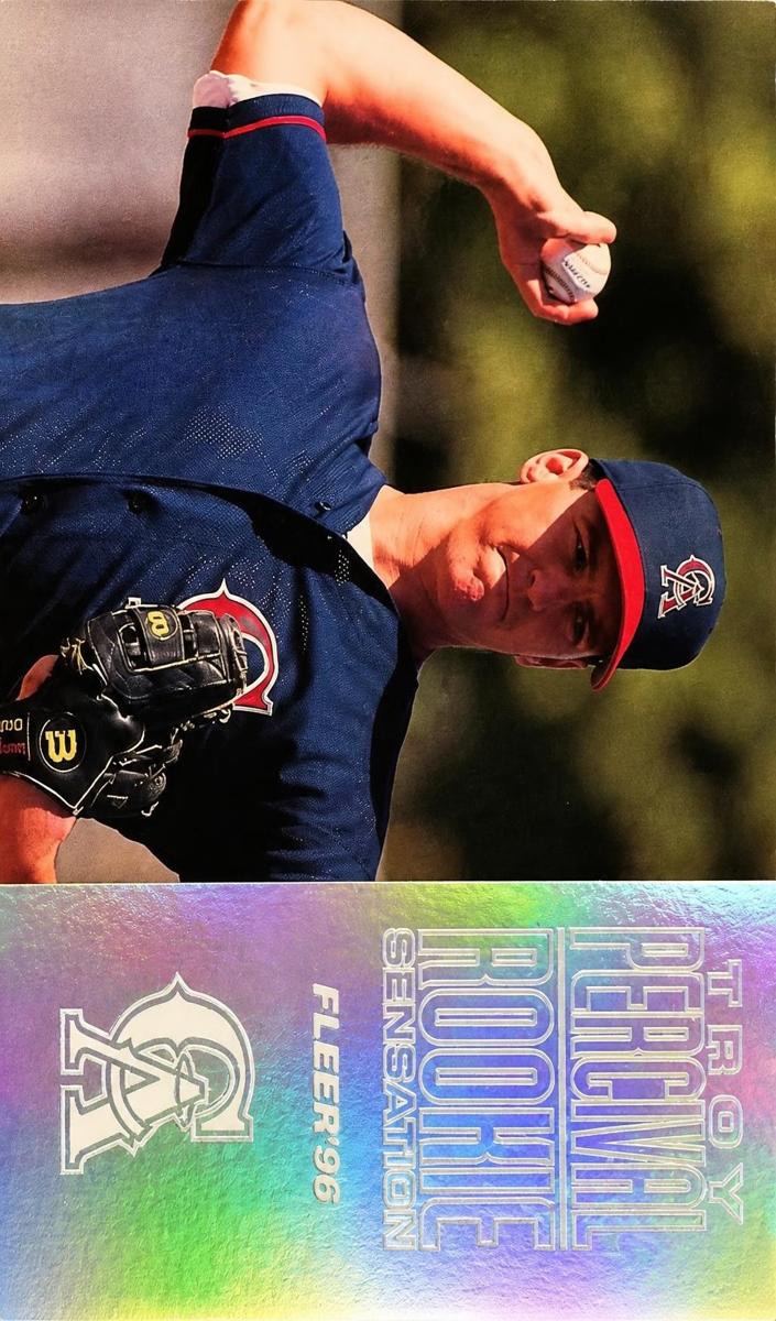 1996 Fleer Troy Percival #13 card