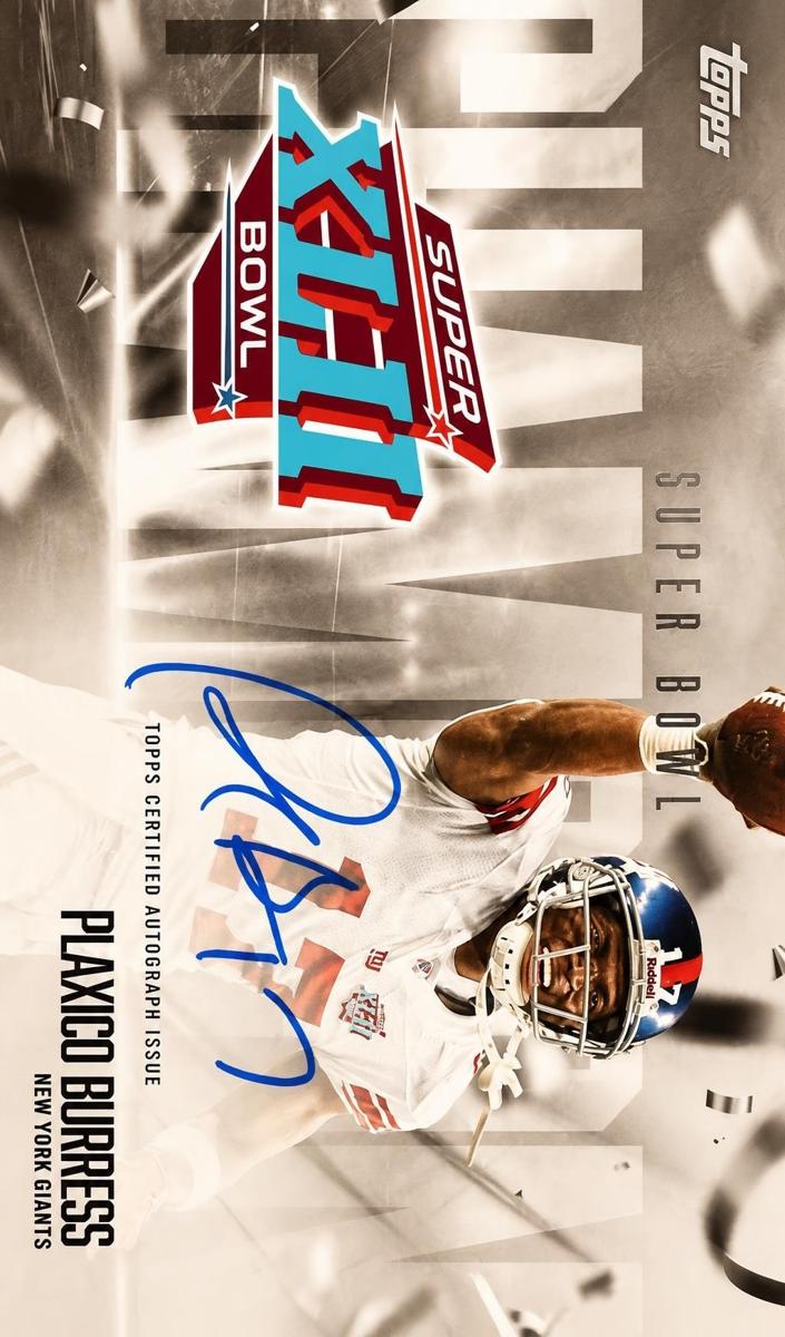 Plaxico Burress 2026 Topps Flagship Super Bowl Champion Signatures Football