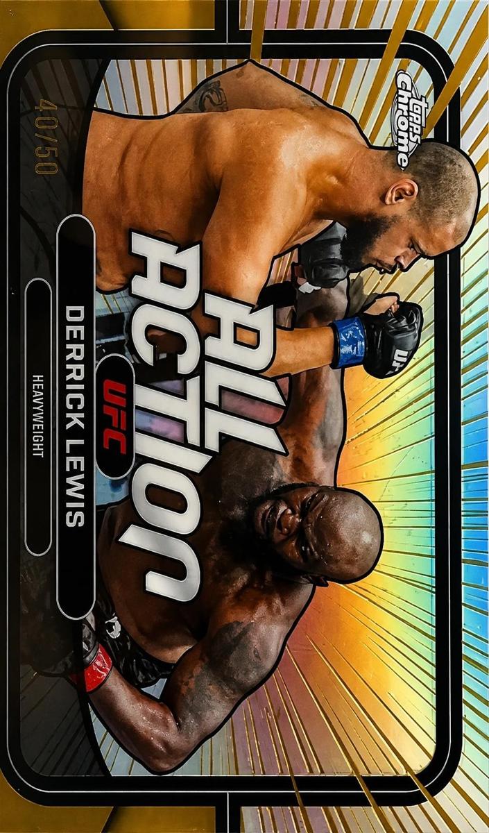 2026 Derrick Lewis [Gold Refractor] #AA-44