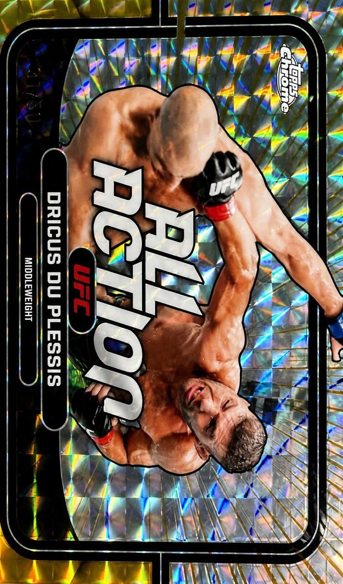 2026 Dricus Du Plessis [Gold Geometric Refractor] #AA-35