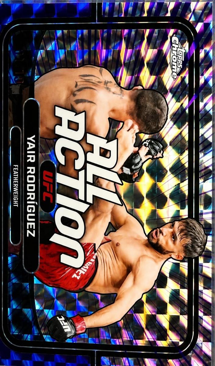 2026 Yair Rodriguez [Purple Geometric Refractor] #AA-41