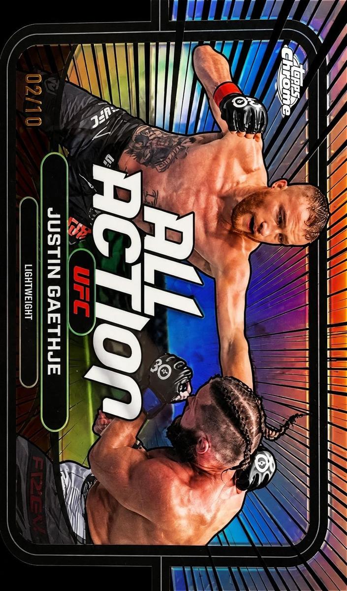 2026 Justin Gaethje [Black Refractor] #AA-28