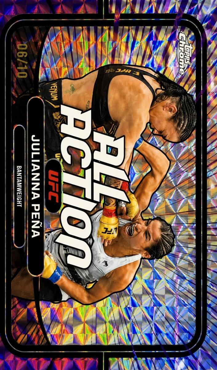 2026 Julianna Pena [Purple Geometric Refractor] #AA-10