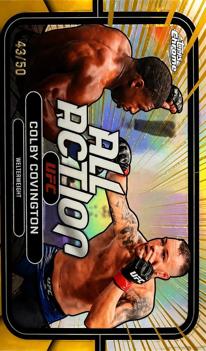 2026 Colby Covington [Gold Refractor] #AA-2