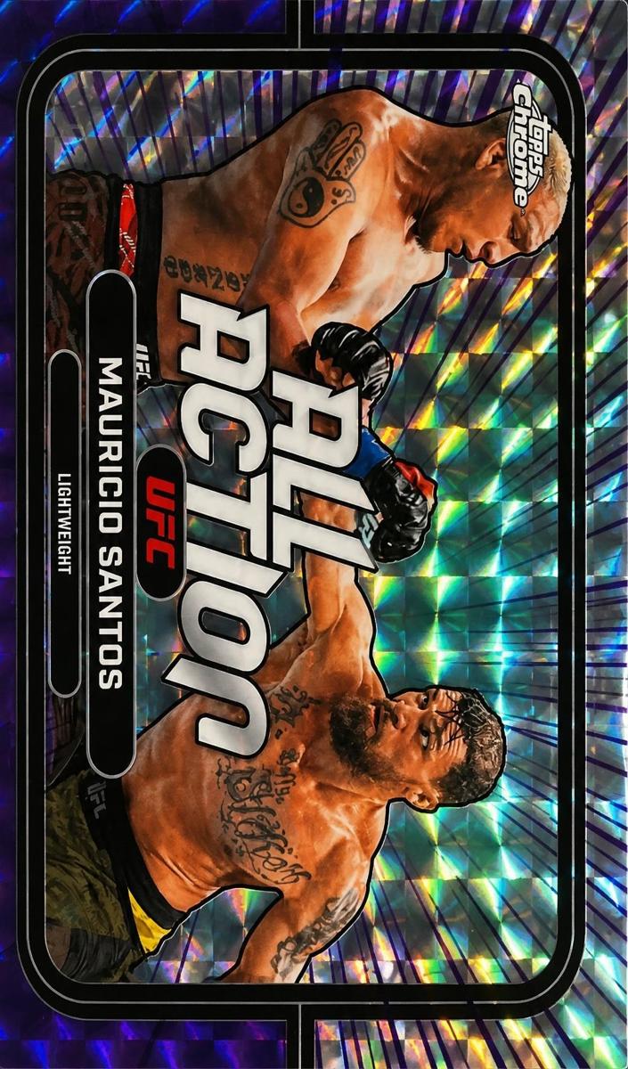 2026 Mauricio Santos [Purple Geometric Refractor] #AA-3