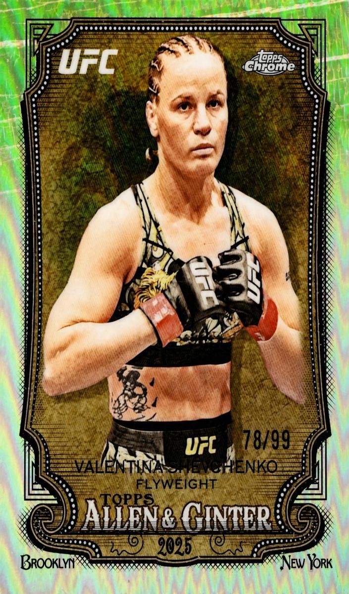 2026 Valentina Shevchenko [Green Refractor] #AG-29
