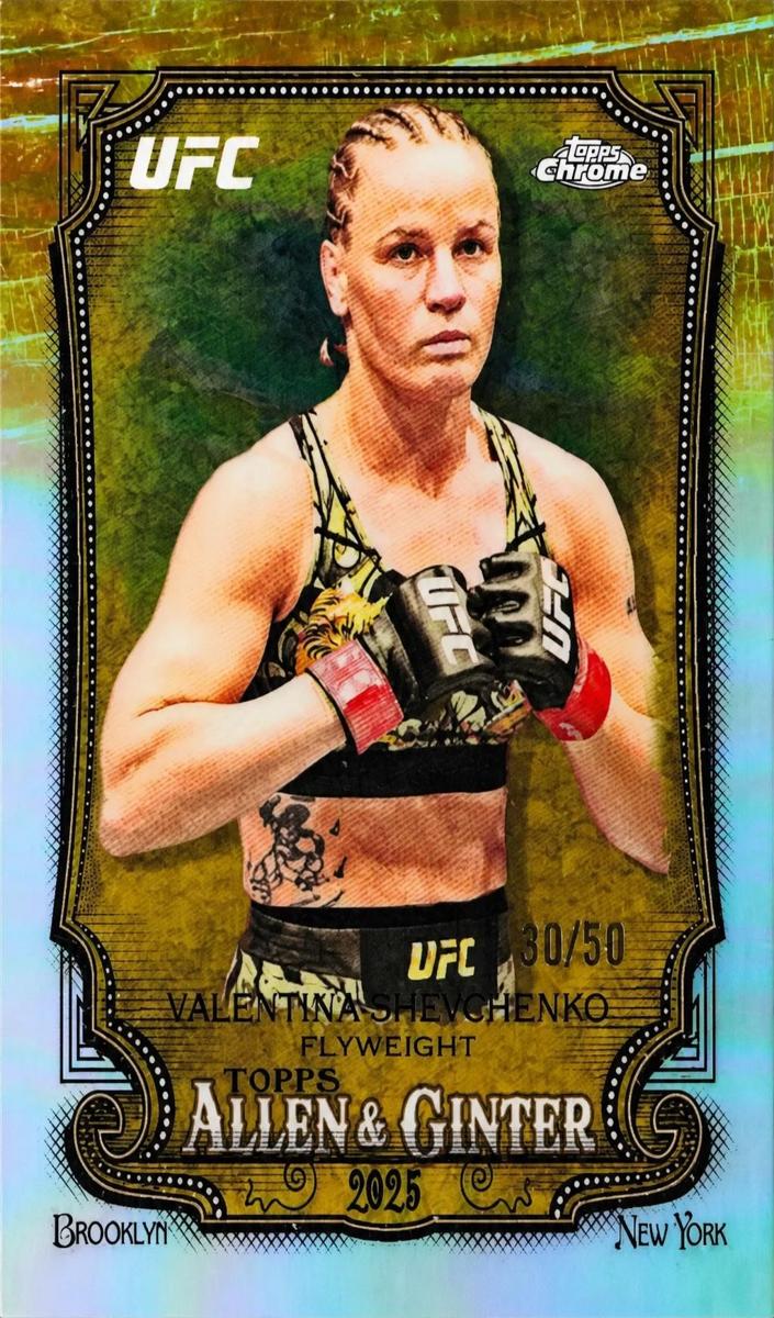 2026 Valentina Shevchenko [Gold Refractor] #AG-29