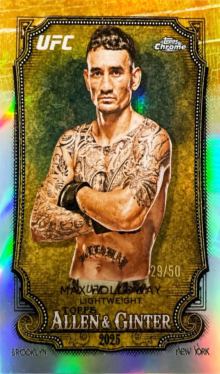 2026 Max Holloway [Gold Refractor] #AG-18