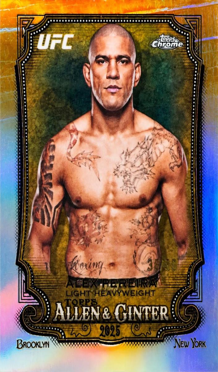 2026 Alex Pereira [Gold Refractor] #AG-1