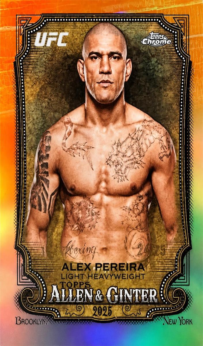 2026 Alex Pereira [Orange Refractor] #AG-1