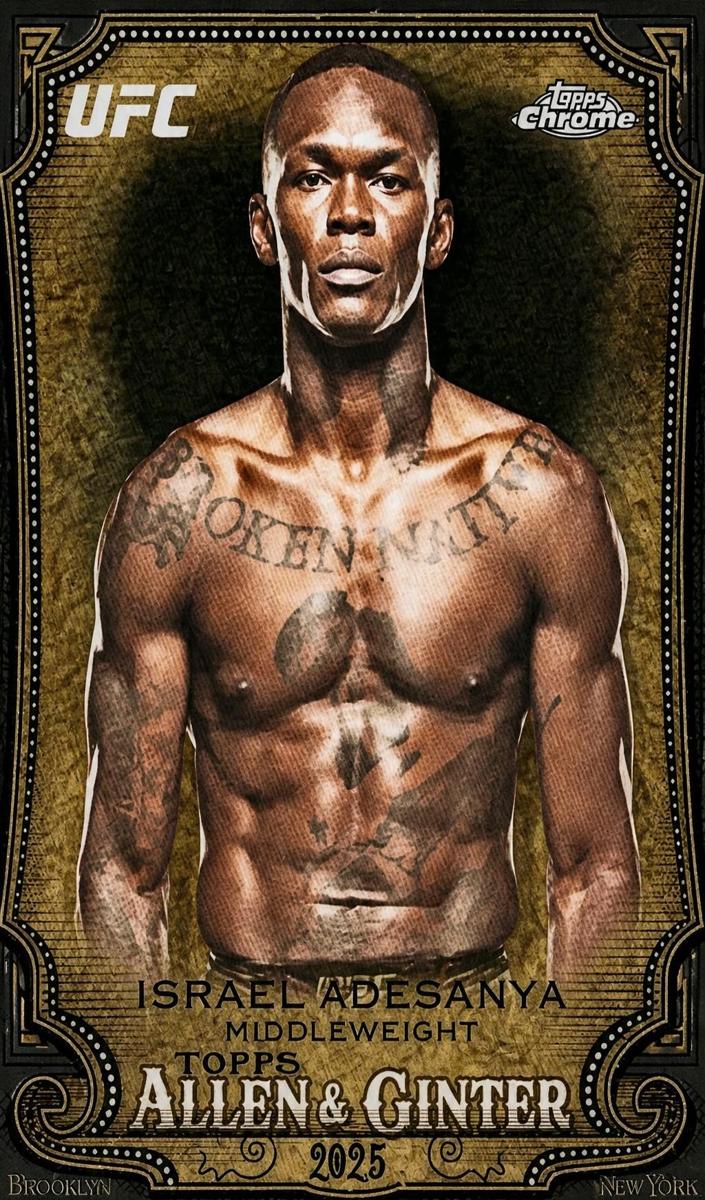 2026 Israel Adesanya #AG-10