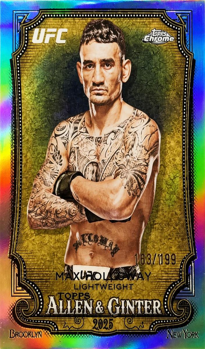 2026 Max Holloway [Aqua Refractor] #AG-18