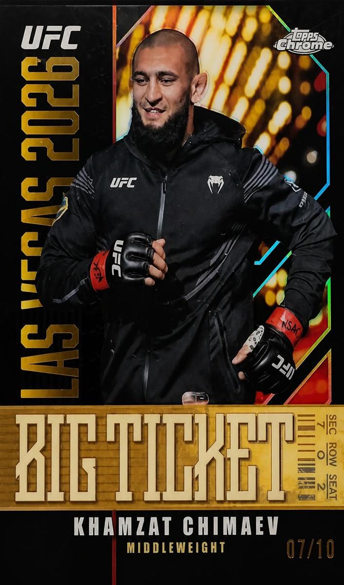 2026 Khamzat Chimaev [Black Refractor] #BT-15