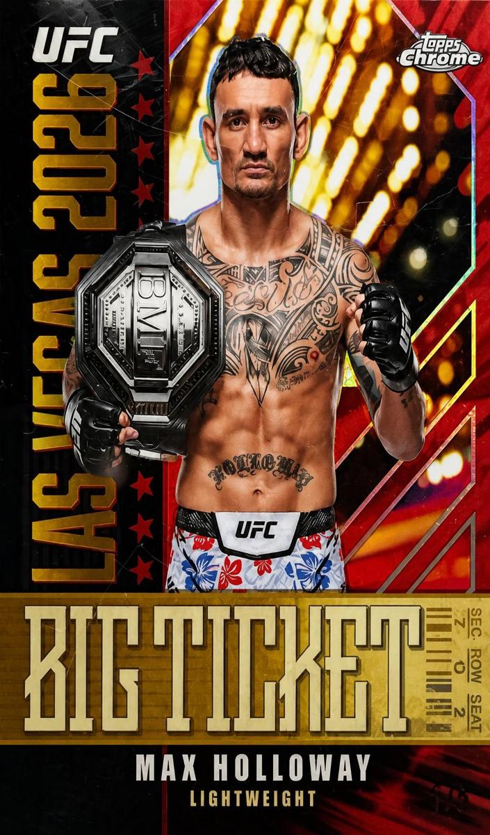 2026 Max Holloway [Red Refractor] #BT-2