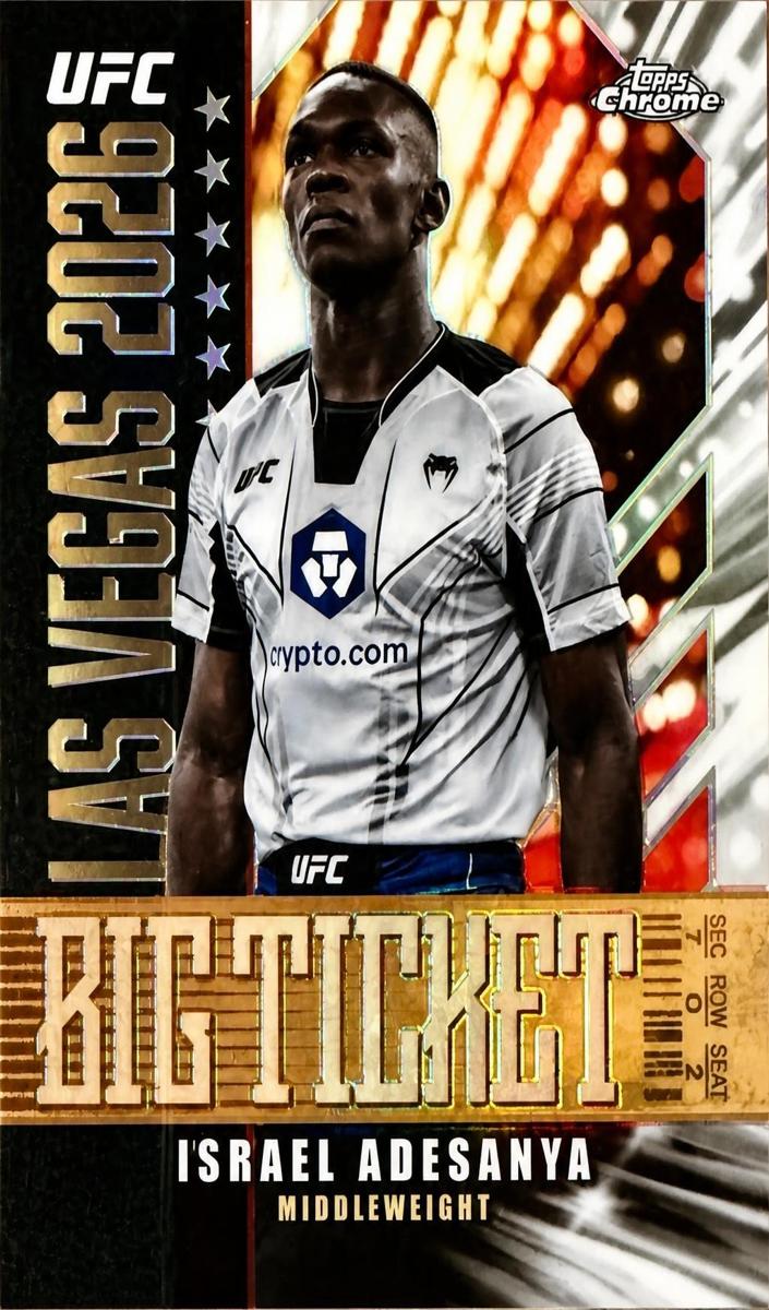 2026 Israel Adesanya #BT-21