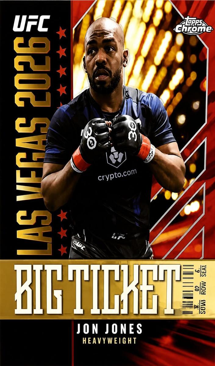 2026 Jon Jones [Red Refractor] #BT-3