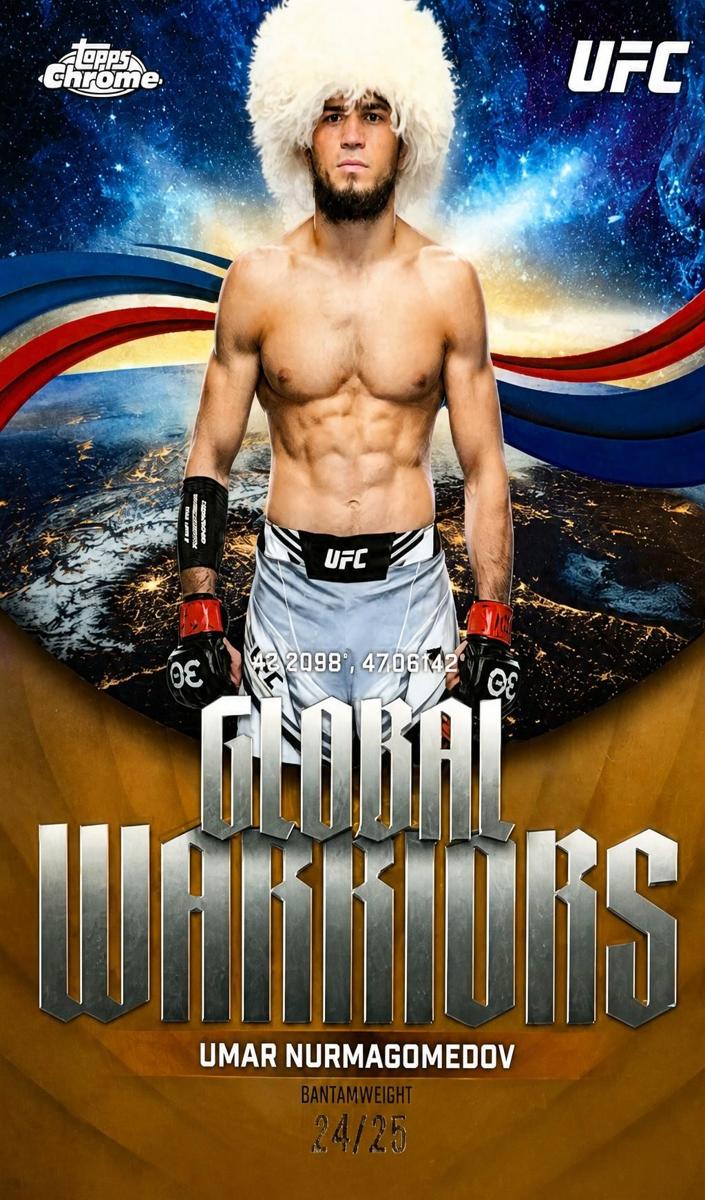 2026 Umar Nurmagomedov [Orange Refractor] #GW-25