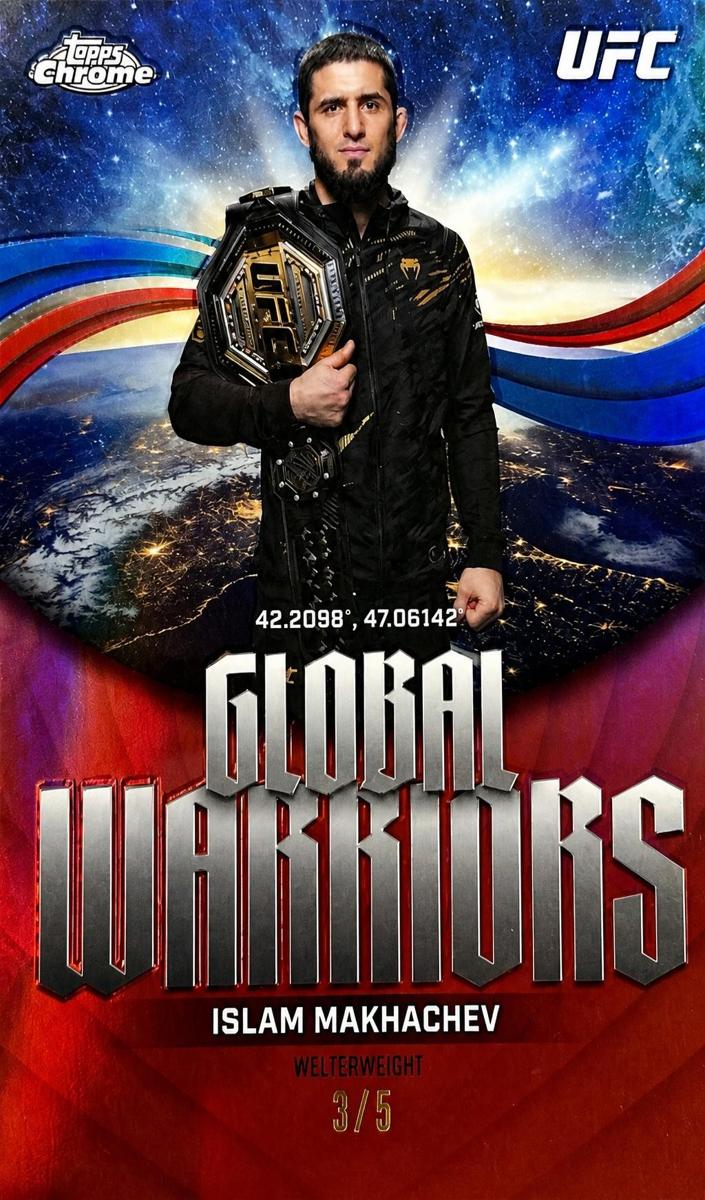 2026 Islam Makhachev [Red Refractor] #GW-17