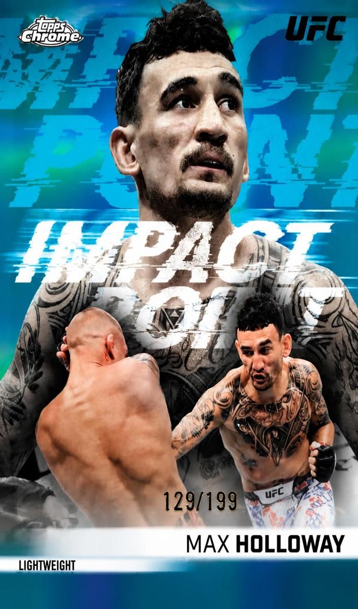 2026 Max Holloway [Aqua Refractor] #IP-13