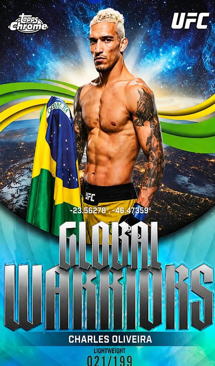 2026 Charles Oliveira [Aqua Refractor] #GW-11