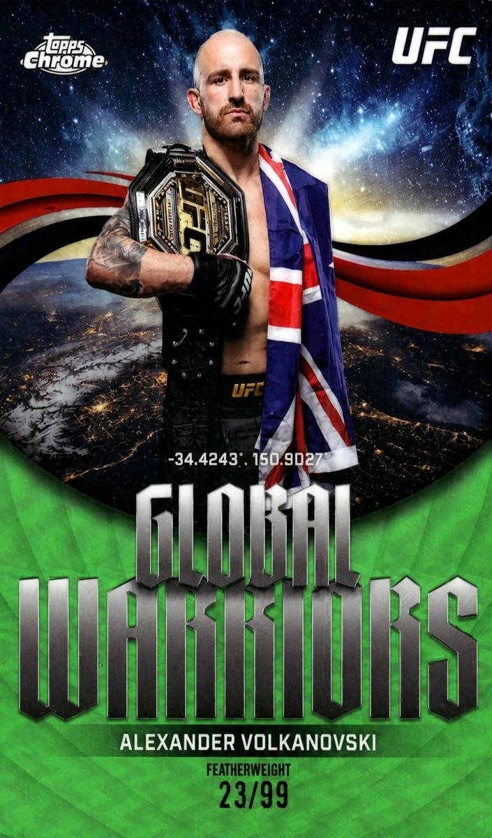 2026 Alexander Volkanovski [Green Refractor] #GW-2
