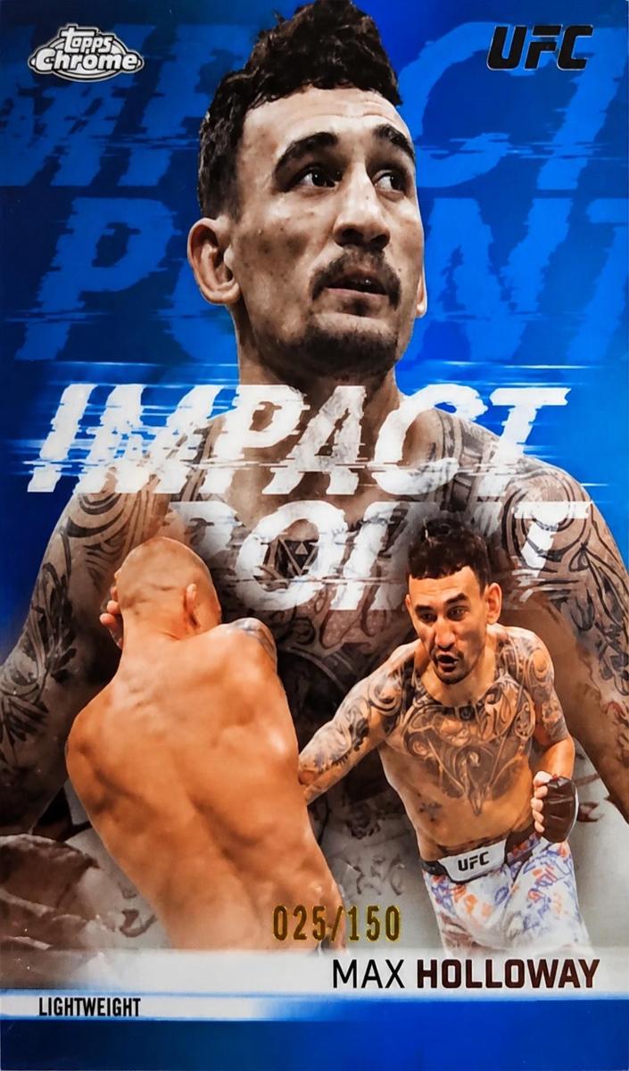 2026 Topps Chrome Max Holloway [Blue Refractor] #IP-13 card