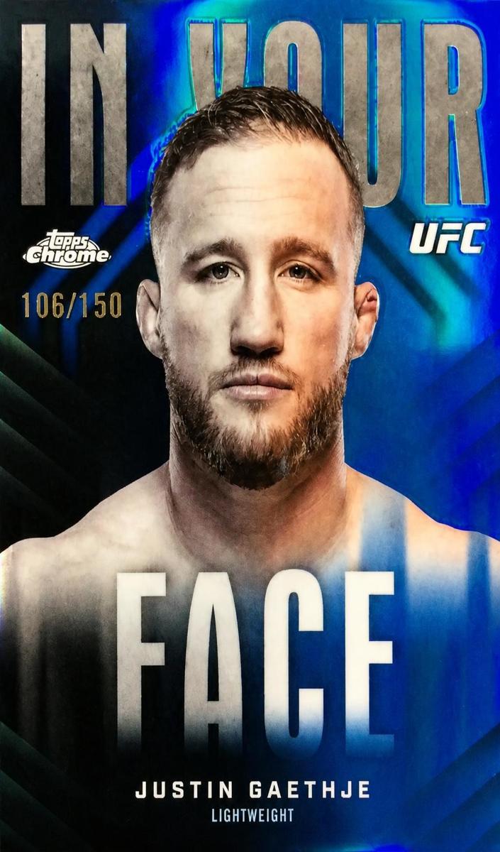2026 Justin Gaethje [Blue Refractor] #IYF-14