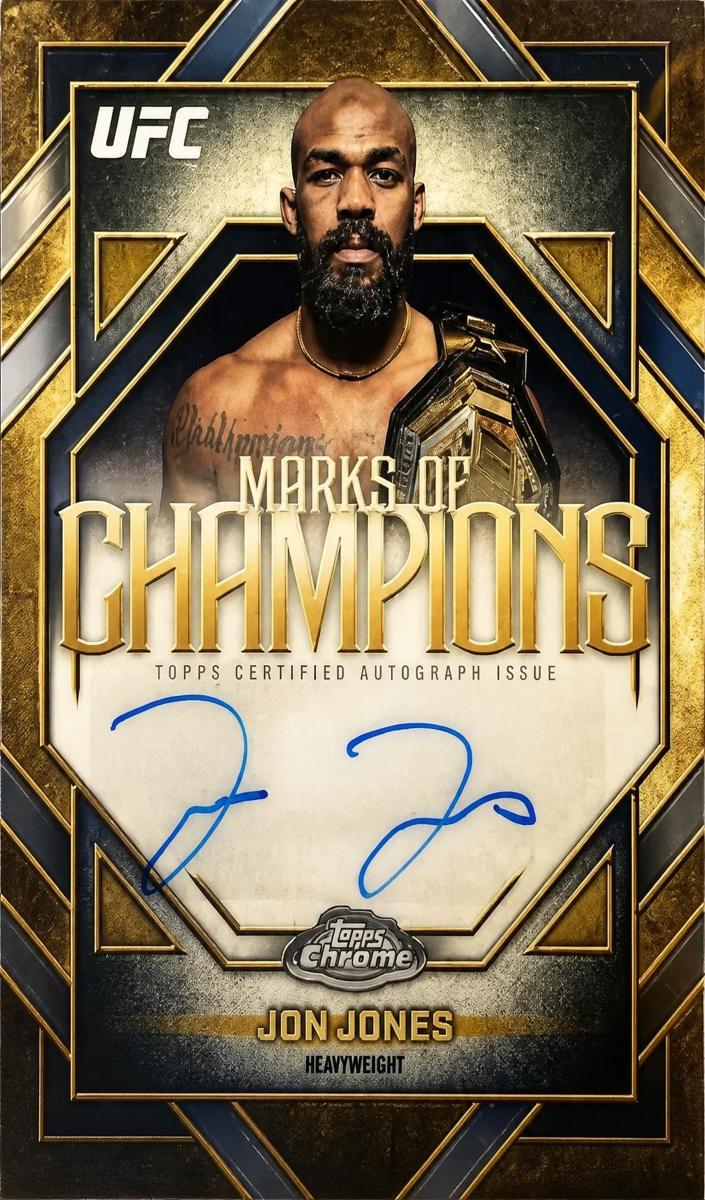 2026 Jon Jones [Gold Refractor] #MOC-JJ