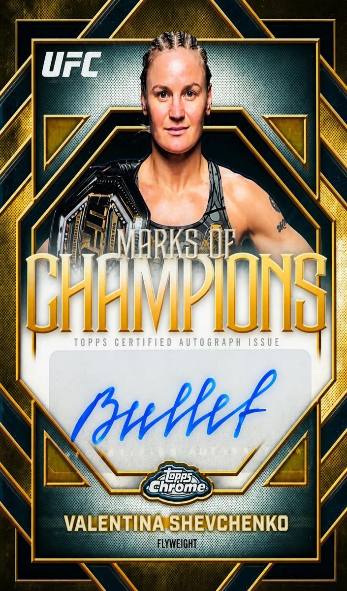2026 Valentina Shevchenko [Orange Refractor] #MOC-VS