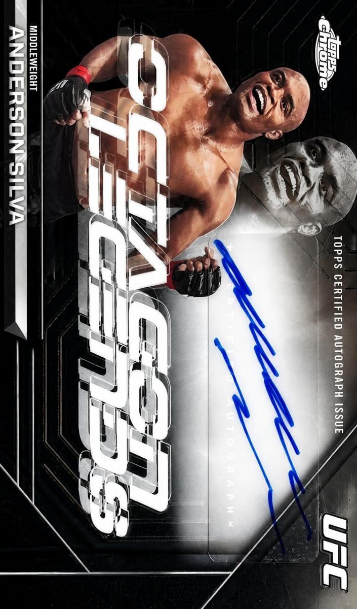 2026 Anderson Silva [Orange Refractor] #OLA-AS