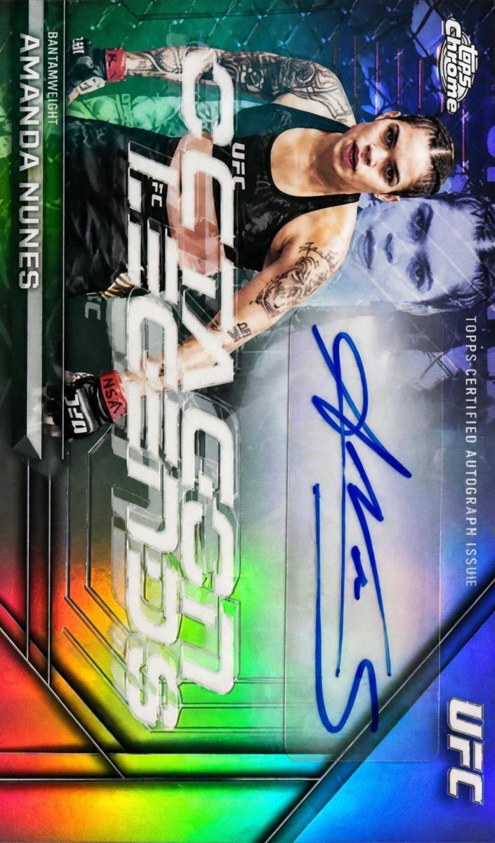 2026 Amanda Nunes [Blue Refractor] #OLA-AN