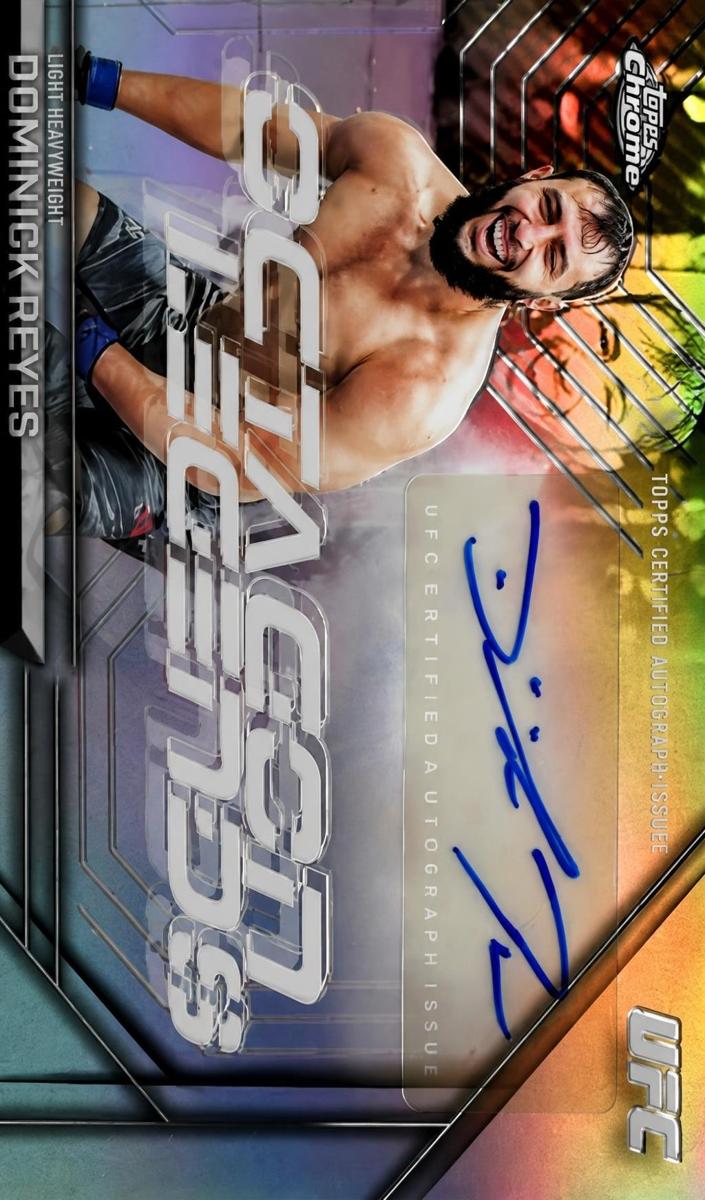 2026 Dominick Reyes [Gold Refractor] #OLA-DR