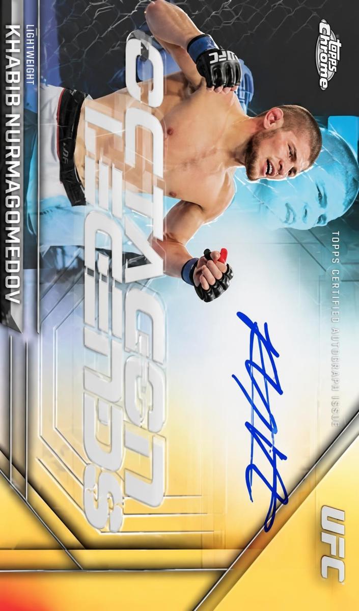 2026 Topps Chrome Khabib Nurmagomedov [Refractor] #OLA-KN card