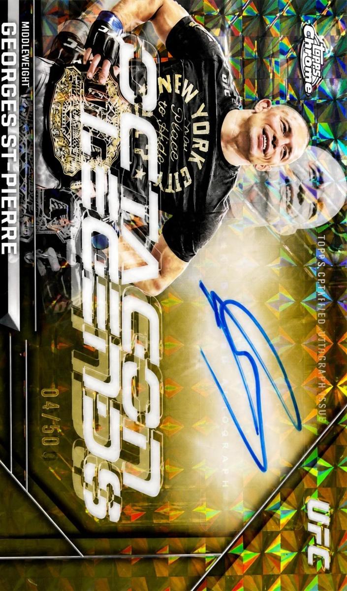 2026 Georges St-Pierre [Gold Refractor] #OLA-GS
