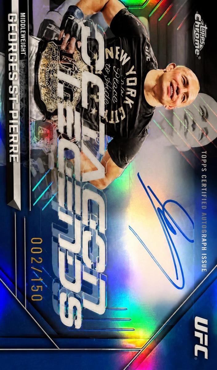 2026 Georges St-Pierre [Blue Refractor] #OLA-GS