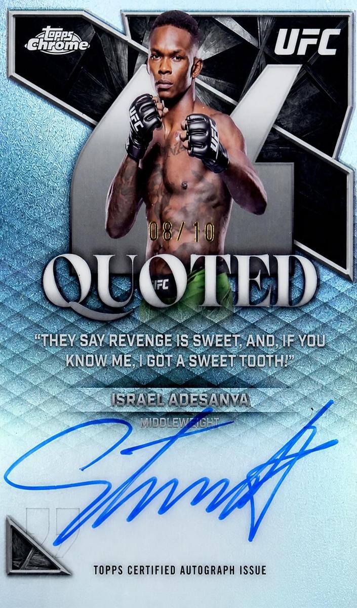 2026 Israel Adesanya #QA-IA