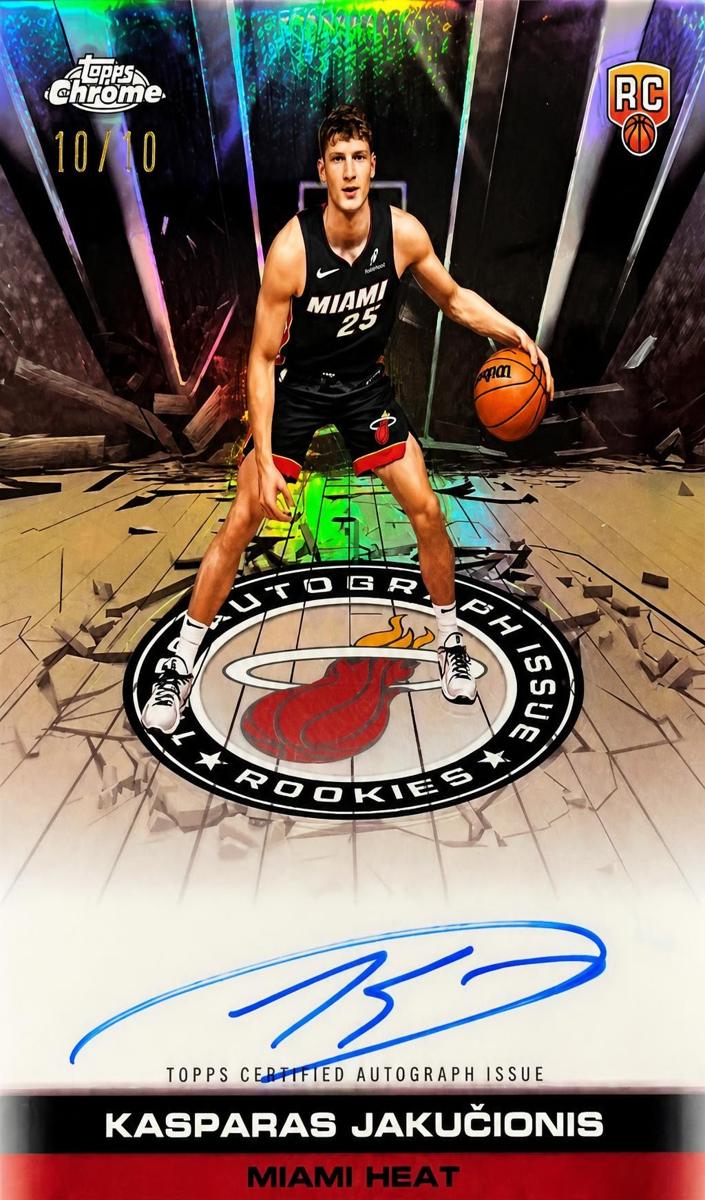 2025 Kasparas Jakucionis [Black] #TCAR-KAJ