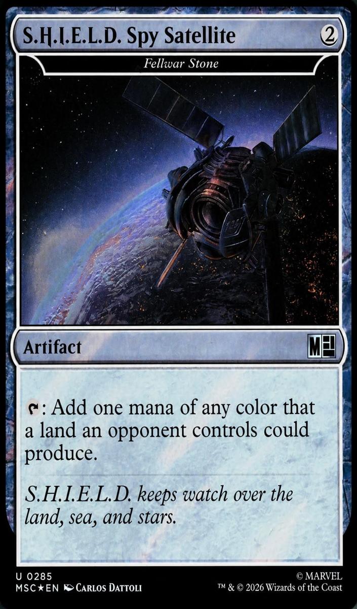 2026 S.H.I.E.L.D. Spy Satellite - Fellwar Stone [Surge Foil] #285