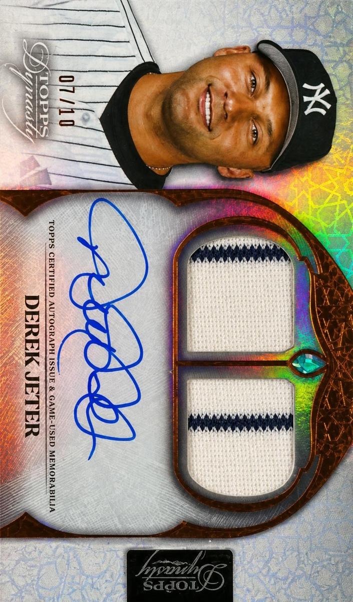 2023 Topps Dynasty Derek Jeter #ADR-DJ card