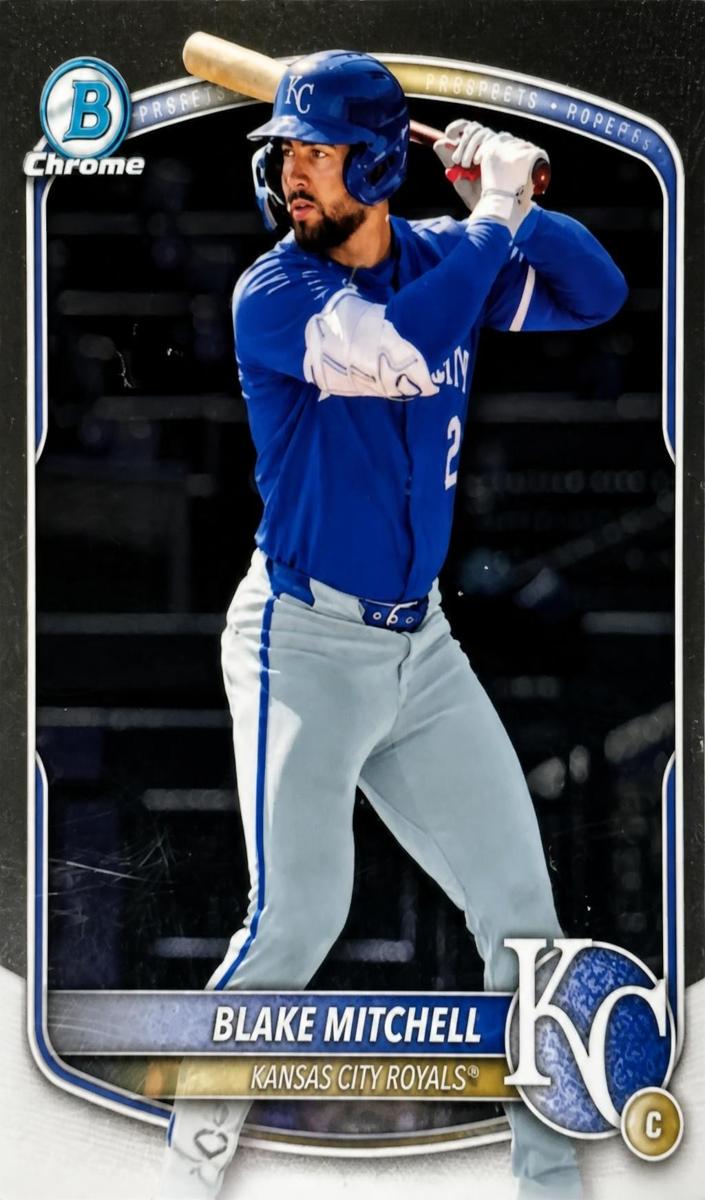 2025 Blake Mitchell [Steel Metal Refractor] #BDC-160