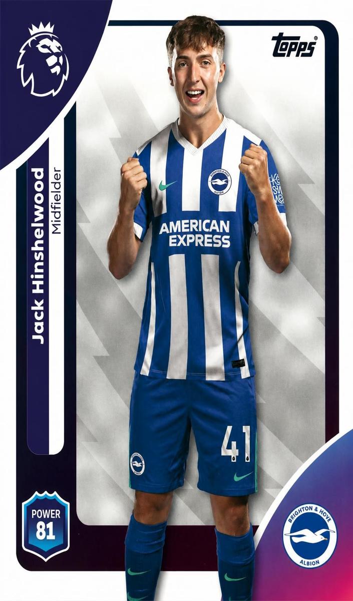2025 Topps Premier League Jack Hinshelwood #78 card