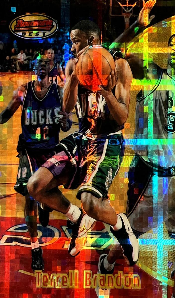 1997 Terrell Brandon [Atomic Refractor] #25