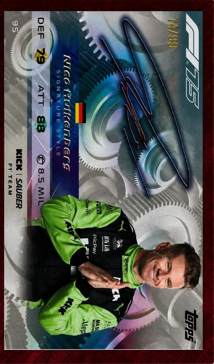 2025 Nico Hulkenberg [Cranberry Foil] #95