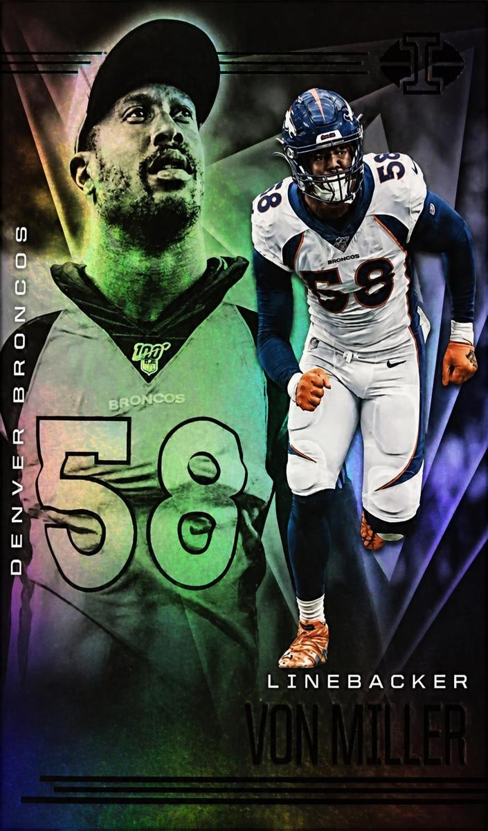 2020 Panini Illusions Von Miller #100 card