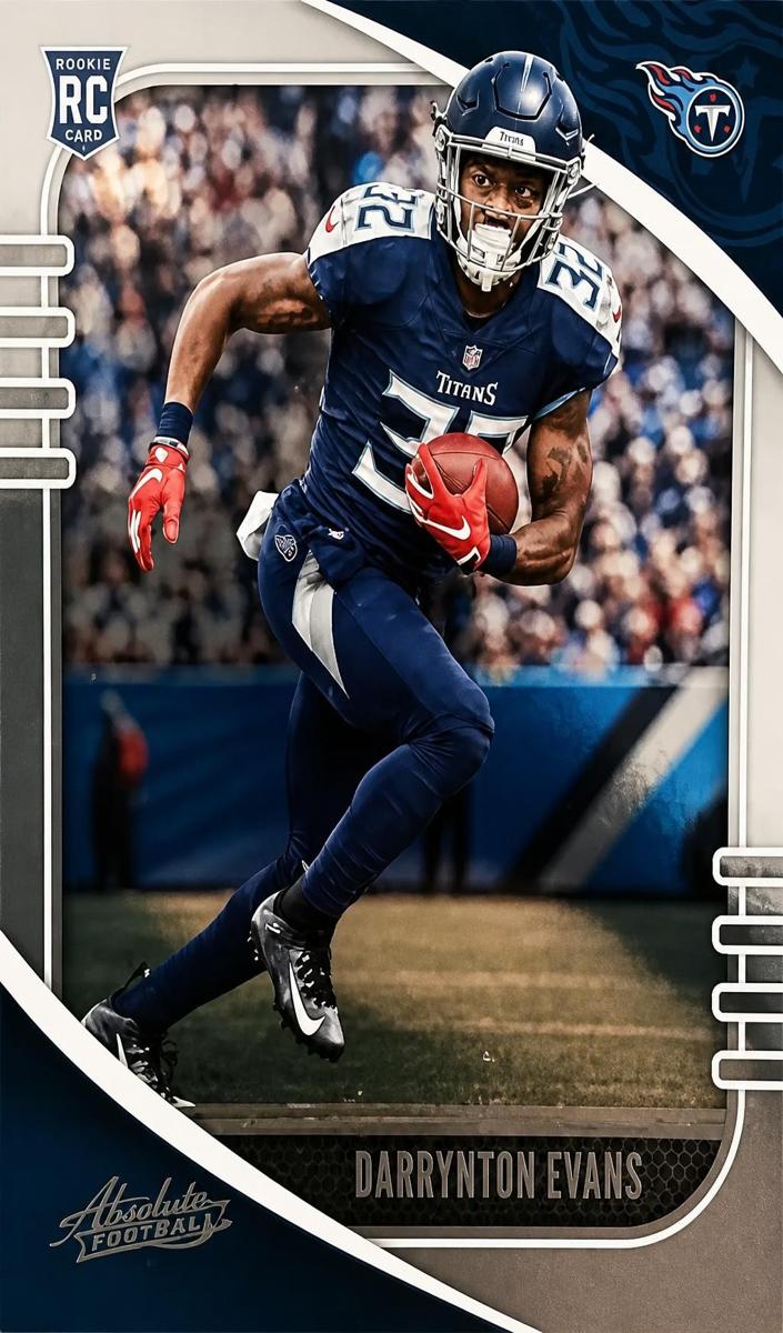 2020 Panini Absolute Darrynton Evans #127 card