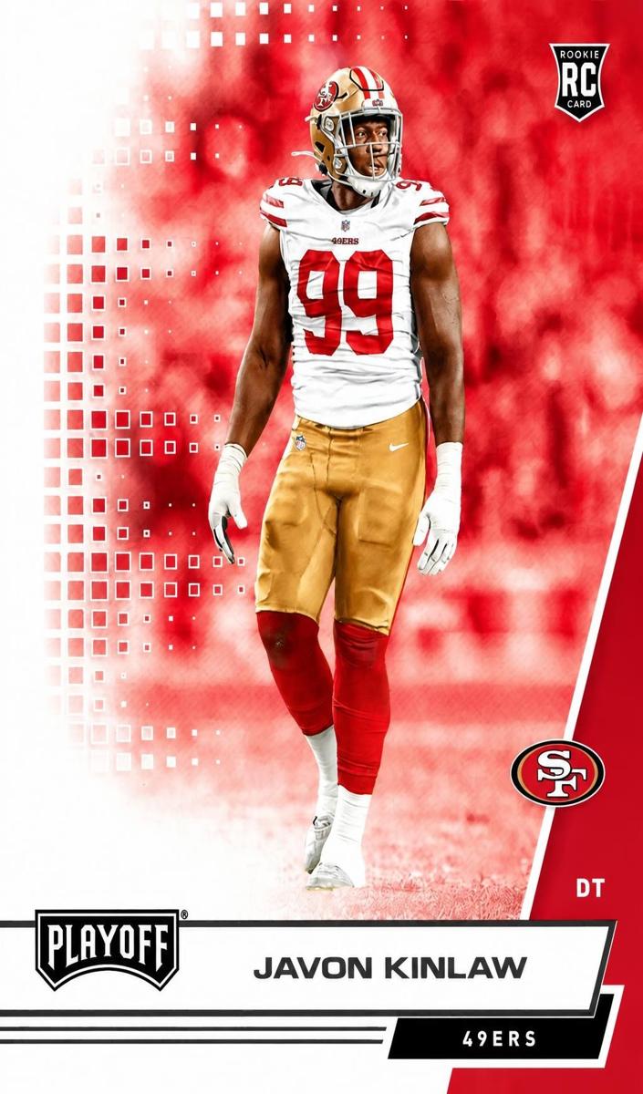 2020 Panini Playoff Javon Kinlaw #279 card