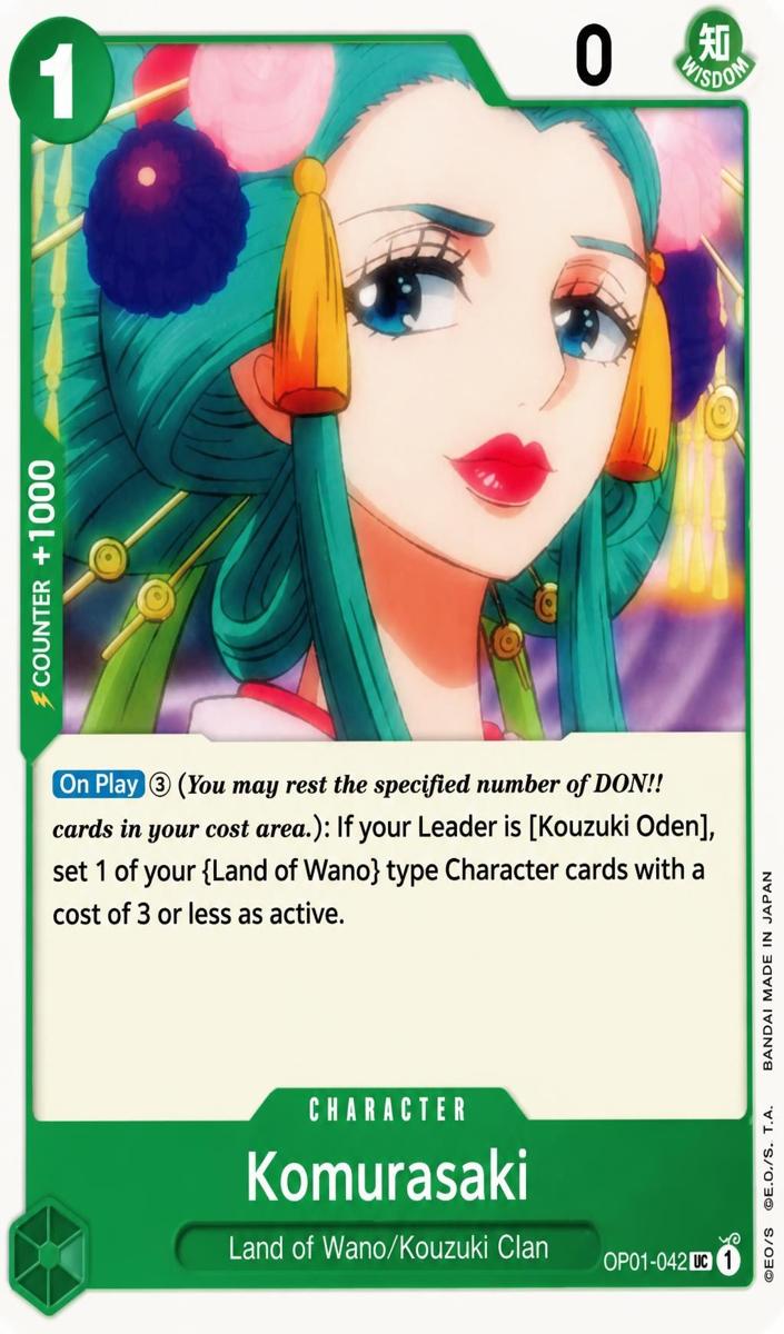 2022 Komurasaki [Errata] #OP01-042