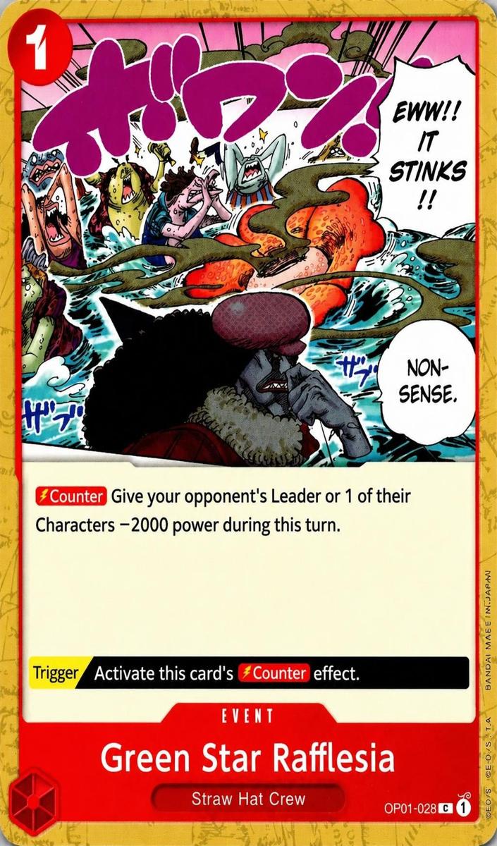 2022 Green Star Rafflesia [Errata] #OP01-028