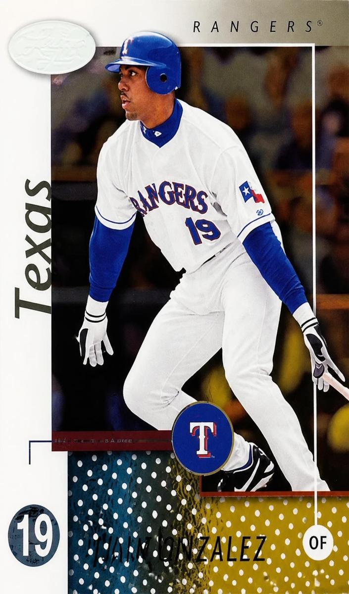 2002 Leaf Certified Juan Gonzalez #77 card