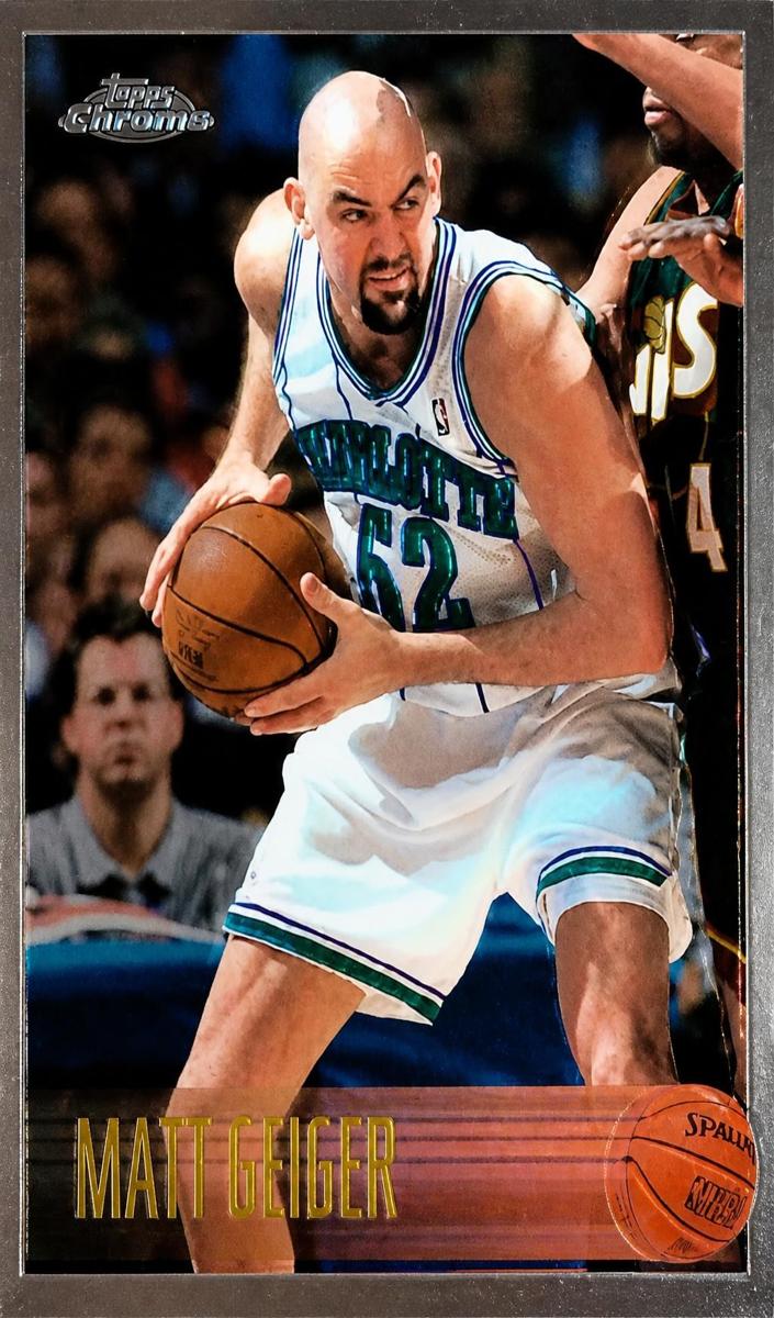 1996 Topps Chrome Matt Geiger #53 card